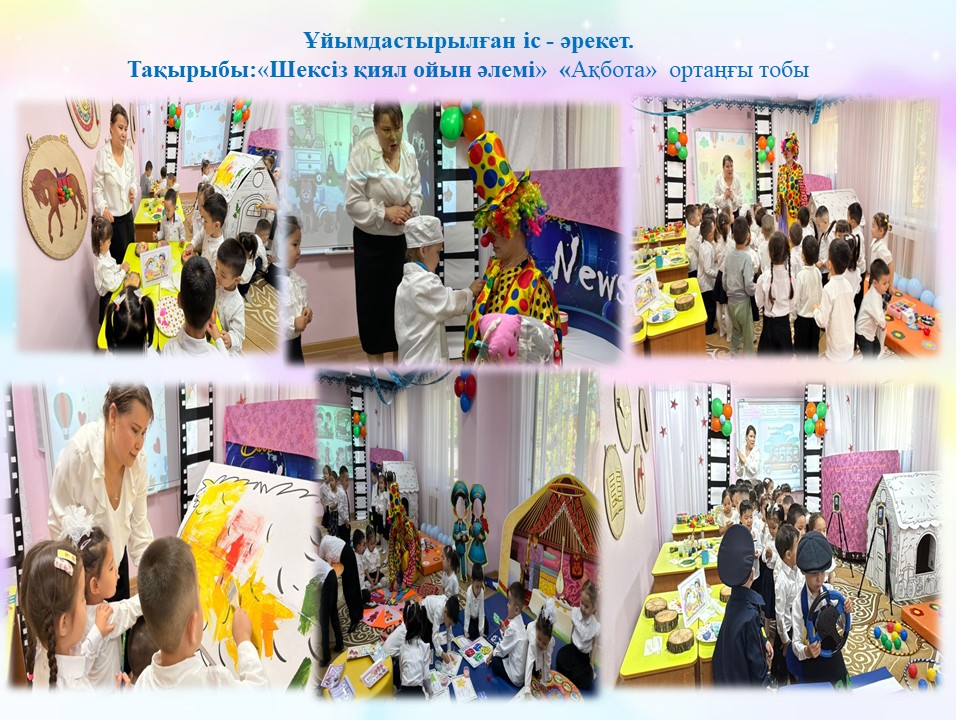 Ұйымдастырылған ашық  іс-әрекет Тақырыбы: « Шексіз ойын әлемі»